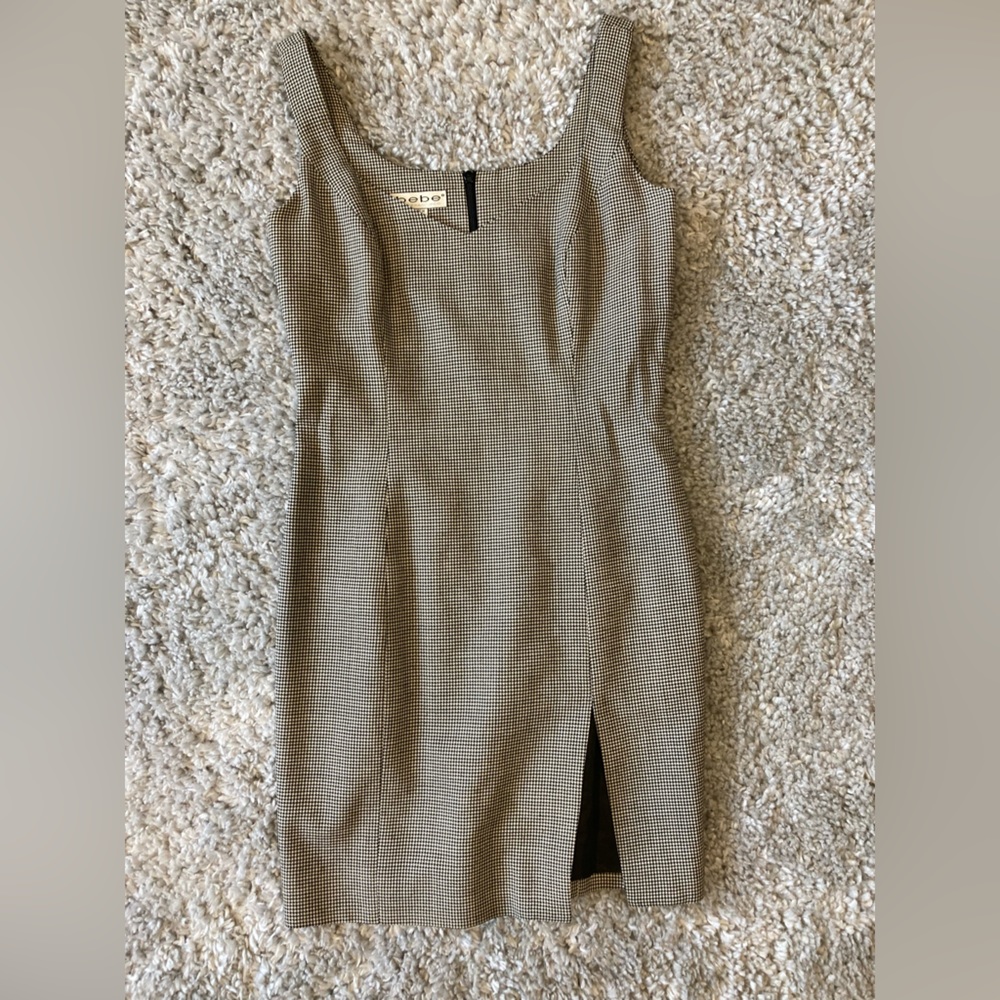 Bebe wool material cocktail dress.